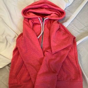 Cotton On pink zip up hoodie